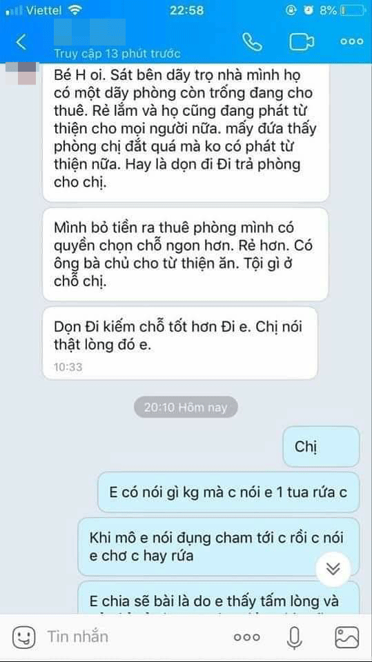 Chia sẻ bài viết của chủ trọ tốt bụng khác, cô gái bị đuổi khỏi nhà thuê giữa mùa dịch Ảnh 2