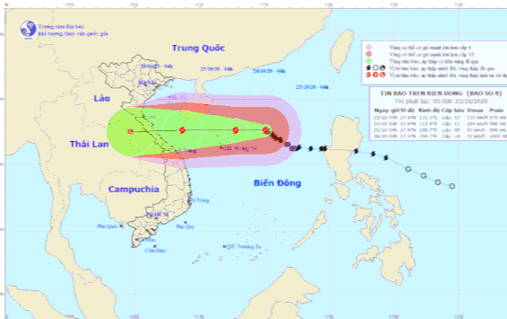 Dự báo bão số 8 hướng vào Hà Tĩnh - Quảng Trị, giật cấp 15 Ảnh 2