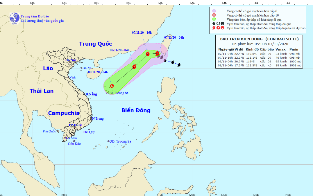 Bão Atsani đã vào Biển Đông Ảnh 2