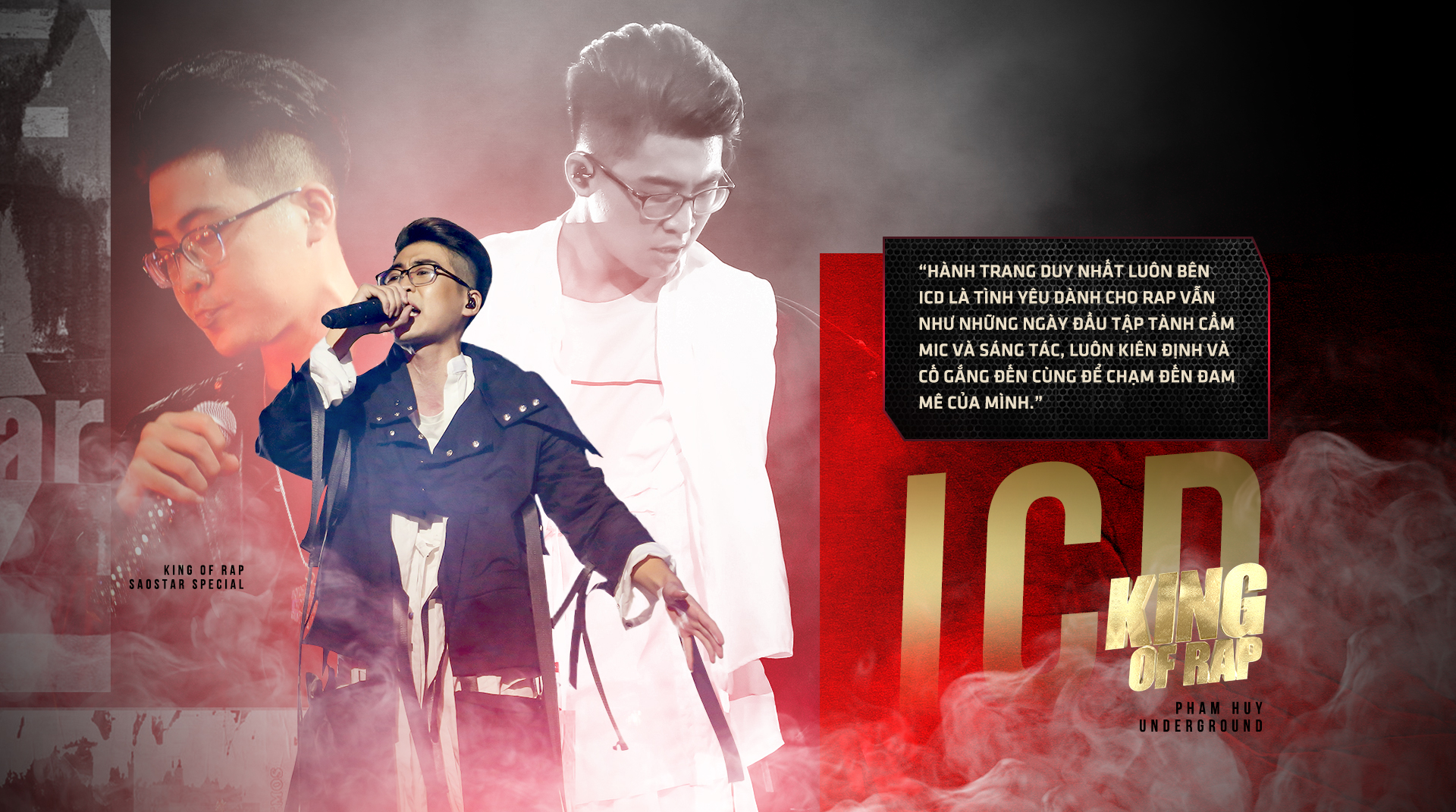 Hành trình đến ngôi vị quán quân King Of Rap của ICD: Kẻ lãng du của thế giới ngầm đã vụt sáng Ảnh 2