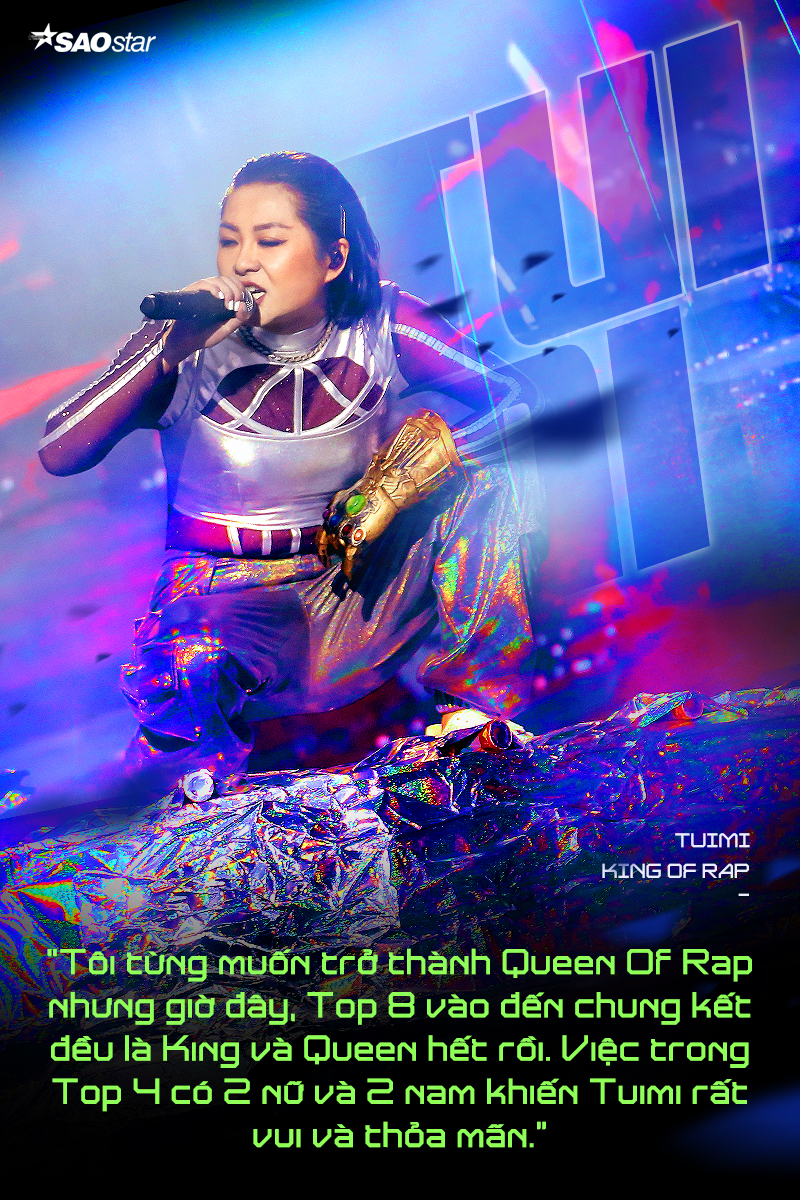 Hành trình đến ngôi vị Á quân King Of Rap của Tuimi: Nhân tố bí ẩn chính thức trở thành Queen Of Rap Ảnh 2