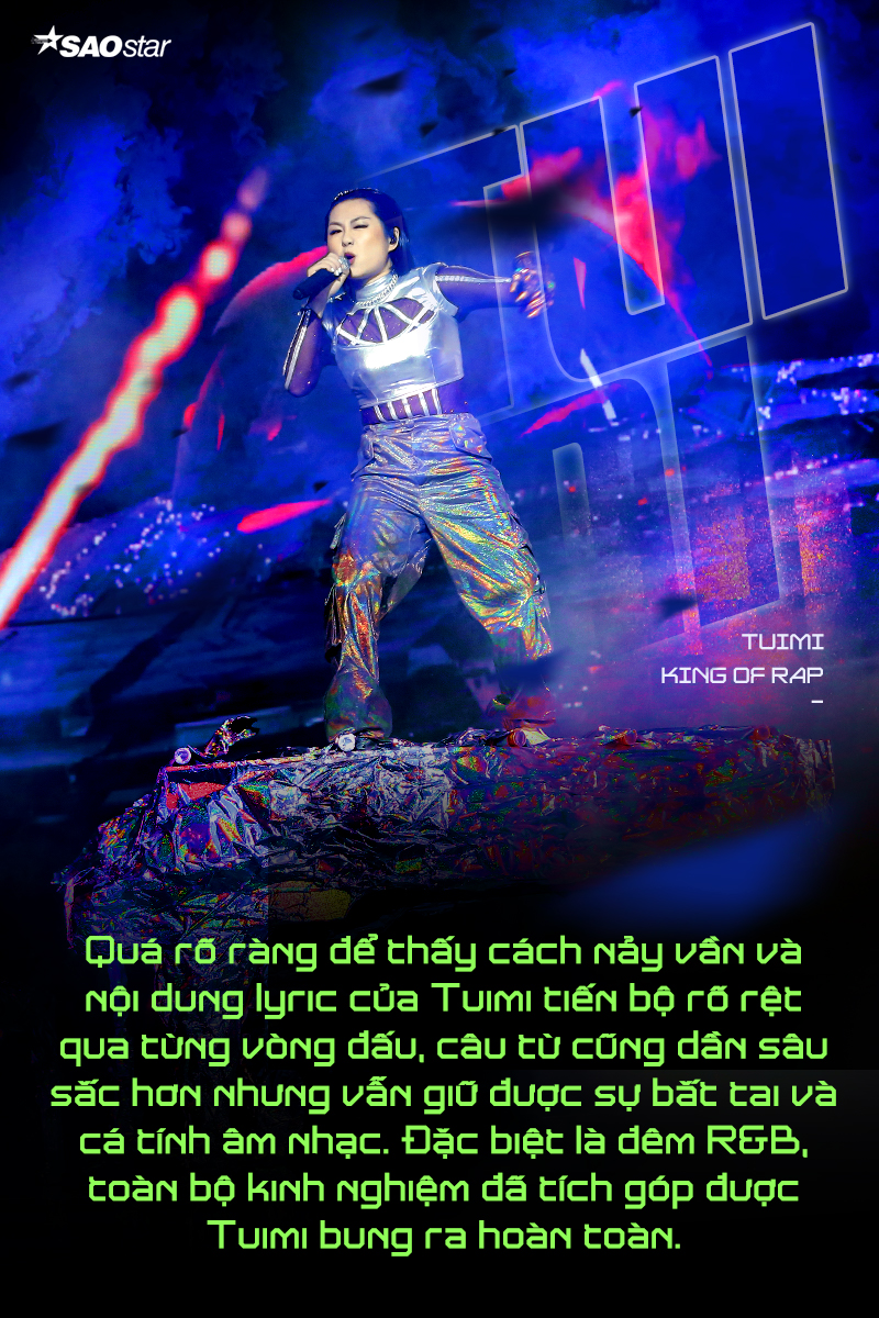 Hành trình đến ngôi vị Á quân King Of Rap của Tuimi: Nhân tố bí ẩn chính thức trở thành Queen Of Rap Ảnh 5