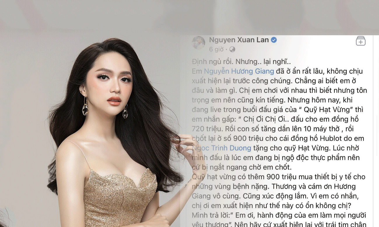 Đang ở ẩn, bị ngộ độc Hoa hậu Hương Giang vẫn âm thầm đấu giá đồng hồ 900 triệu cho quỹ từ thiện covid Ảnh 2