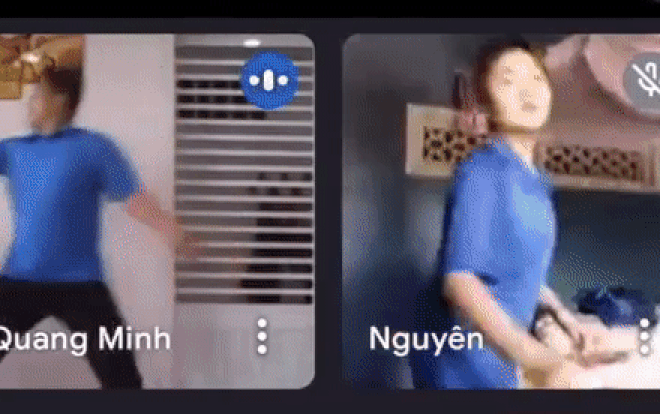 Dân tình khoe cảnh học Thể dục online cực khí thế y như ở trường, còn cầm cả vợt muỗi để học cầu lông Ảnh 2