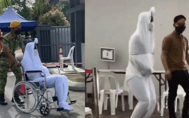 Quấn kín người thành 'xác chết' đi tiêm vaccine khiến dân tình cười ngặt nghẽo Ảnh 2