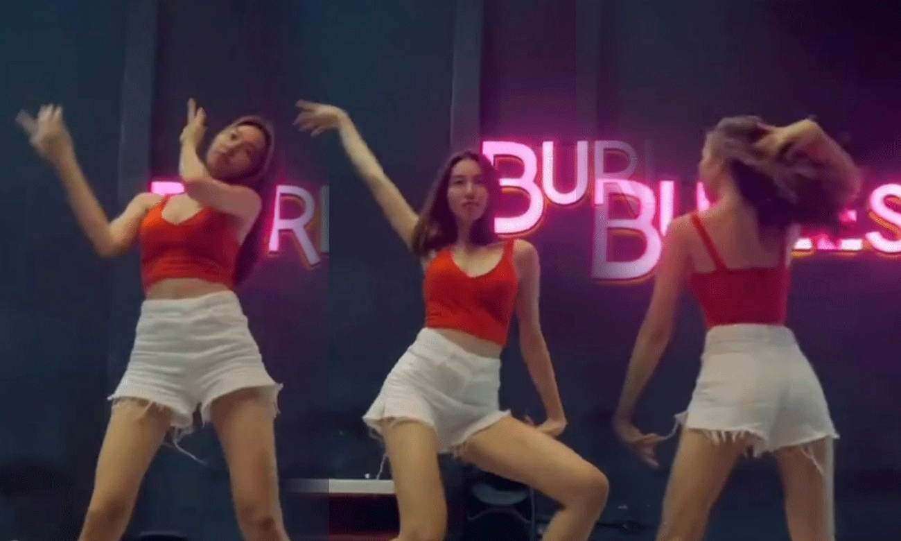 Thùy Tiên đăng clip nhảy bốc lửa, fan tò mò đây là màn thi tài năng tại Miss Grand? Ảnh 2