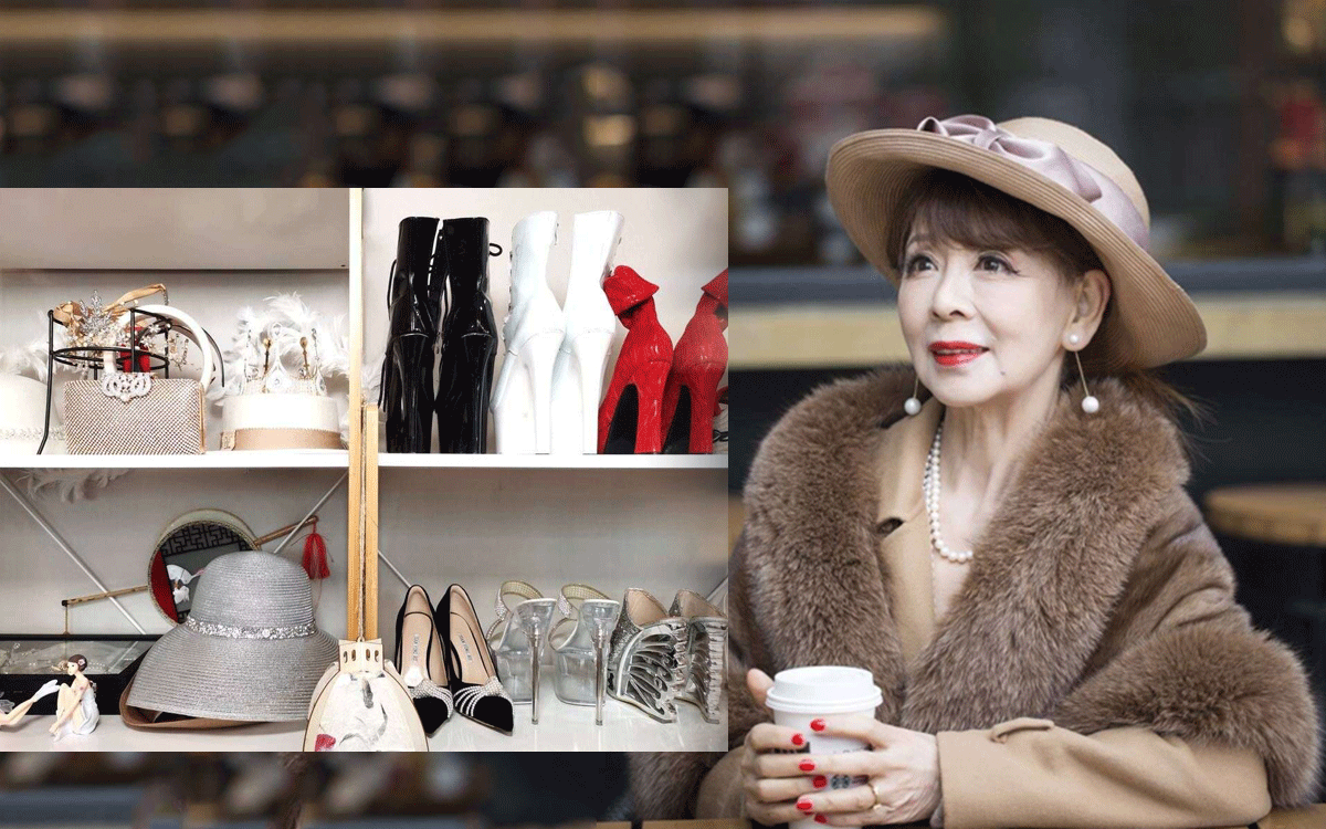 Cụ bà 80 tuổi sành điệu nhất Trung Quốc sở hữu hàng trăm đôi giày cao gót Ảnh 2