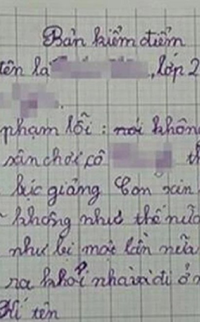 4. Những lưu ý khi viết bản kiểm điểm