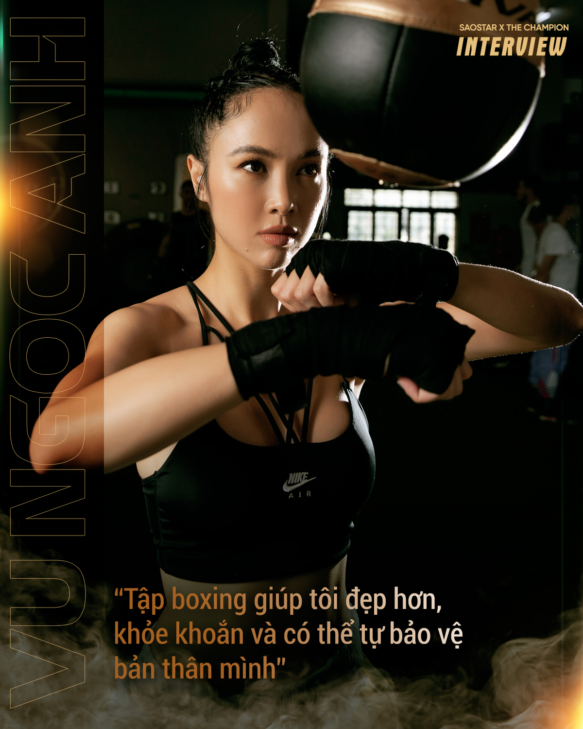 Vũ Ngọc Anh nói rõ tham vọng khi biến đổi thành boxing girl, muốn trở thành đả nữ mới trên màn ảnh Ảnh 5