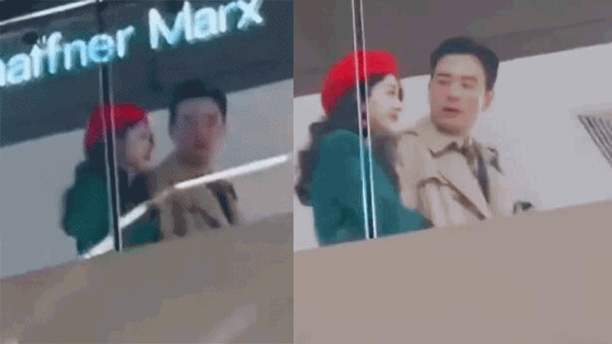 Lộ clip Triệu Lệ Dĩnh thân mật bên người đàn ông lạ tại trung tâm thương mại Ảnh 2