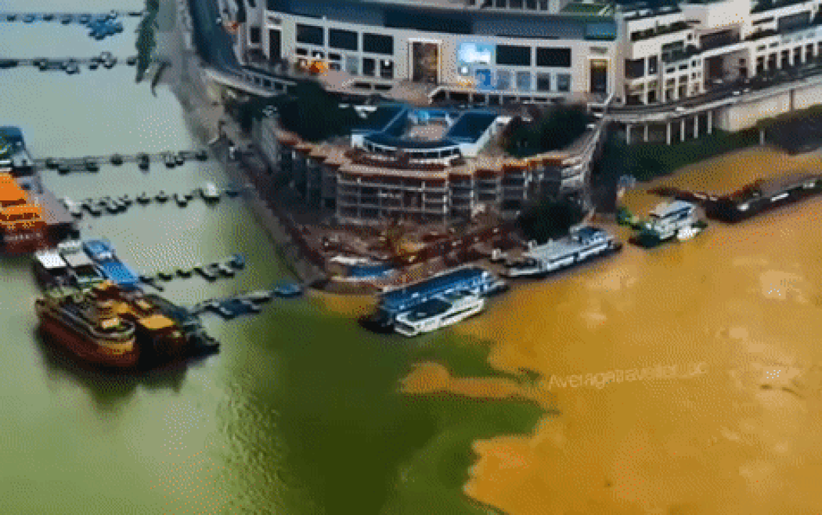 Du lịch Trùng Khánh: Nước sông hai màu giao nhau khiến hội mê săn ảnh thích thú vô cùng Ảnh 2