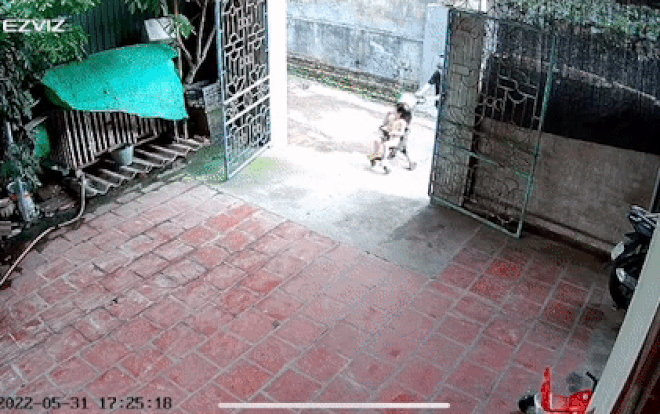 Hai cụ cháu không may ngã sõng soài trước cổng, hành động 'hiểu chuyện' của bé gái khiến netizen xuýt xoa Ảnh 2