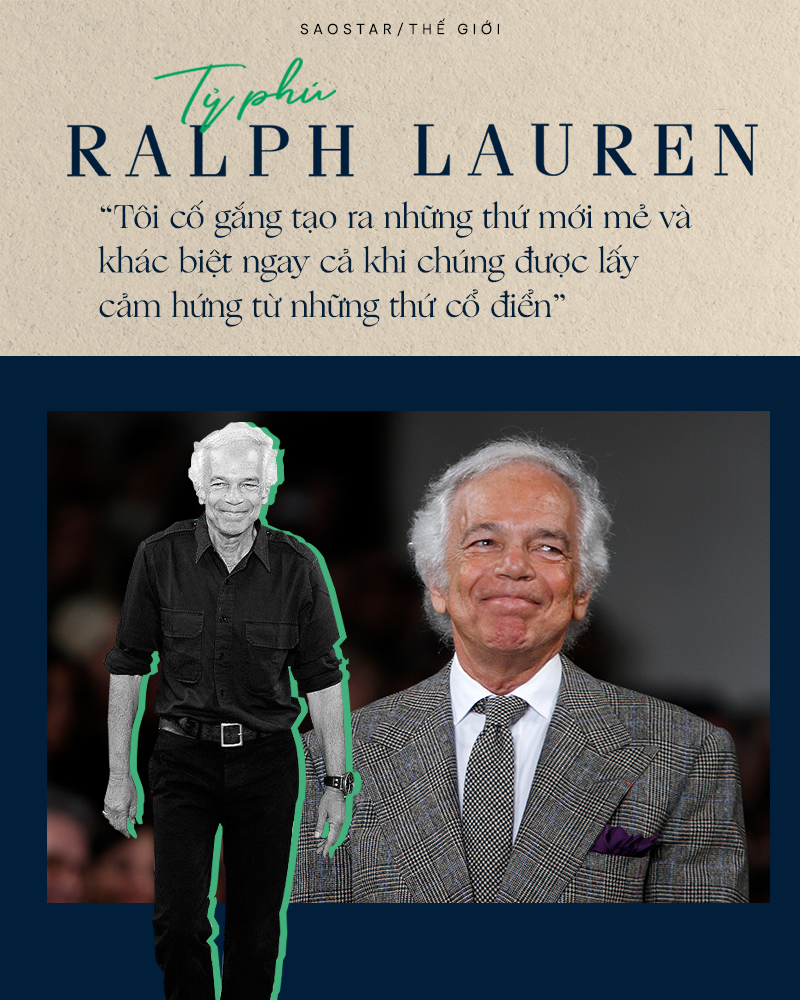 Ralph Lauren: Hành trình từ con nhà nghèo đến ông hoàng đế chế thời trang xa xỉ Ảnh 6