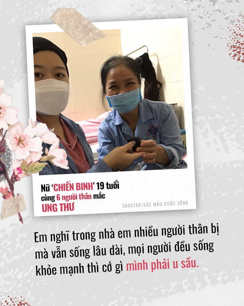 Nữ 'chiến binh' 19 tuổi cùng 6 người thân đều mắc ung thư: 'Dù còn một ngày cũng cần cố gắng' Ảnh 3