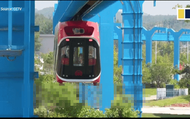 Trung Quốc 'trình làng' tàu treo ngược đầu tiên trên thế giới Ảnh 2