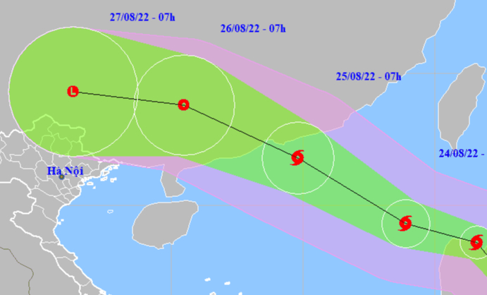 Bão Ma-on giật cấp 12, đang di chuyển rất nhanh hướng vào khu vực phía Bắc Ảnh 1