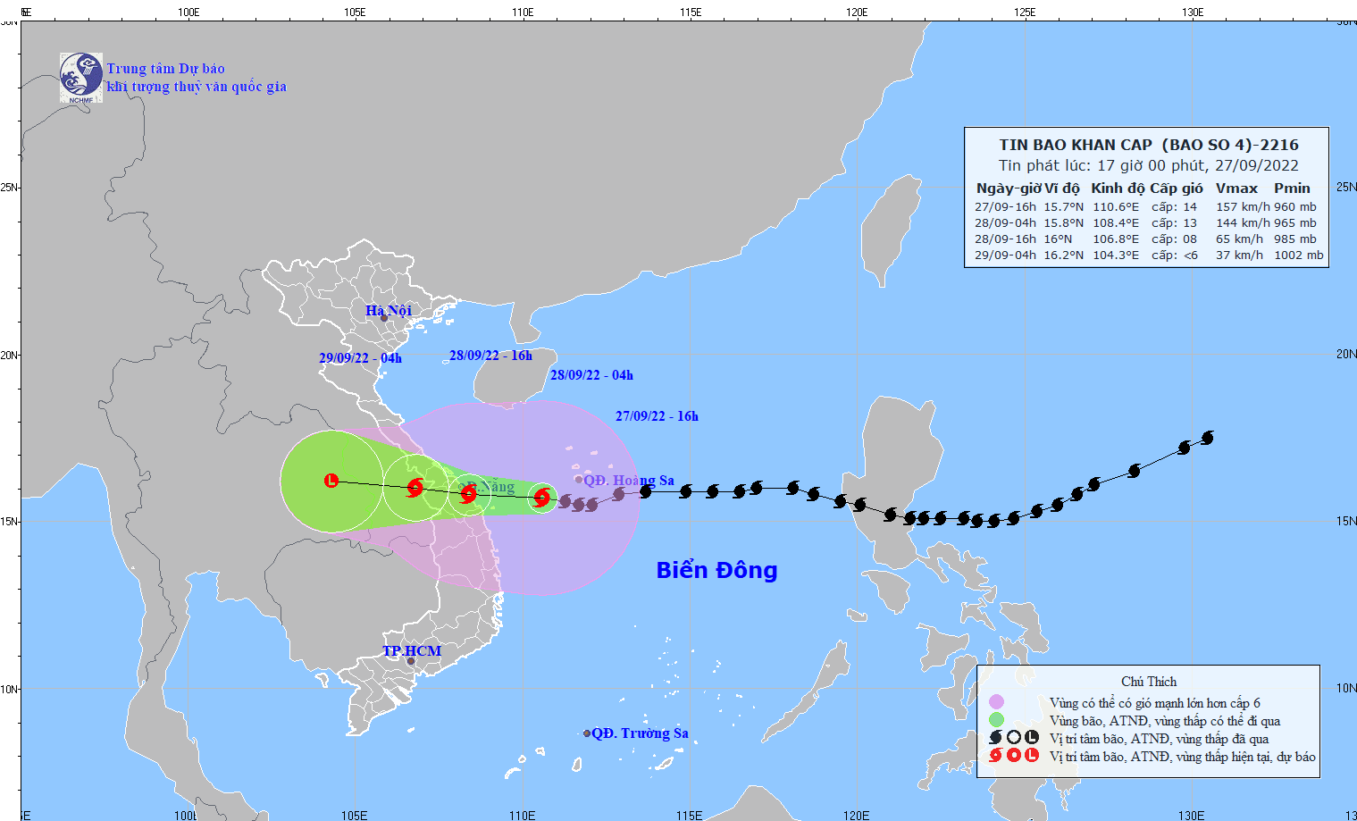 Bão Noru rất mạnh, phạm vi ảnh hưởng lớn, sẽ 'quần thảo' trên đất liền 10-12 tiếng Ảnh 1