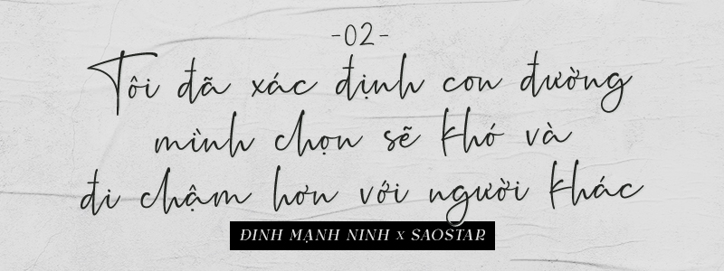 Ca sĩ Đinh Mạnh Ninh: 'Hãy đứng dậy bước tiếp sau những khó khăn, buông bỏ là đầu hàng' Ảnh 4