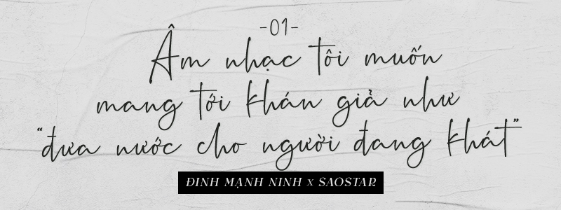 Ca sĩ Đinh Mạnh Ninh: 'Hãy đứng dậy bước tiếp sau những khó khăn, buông bỏ là đầu hàng' Ảnh 1