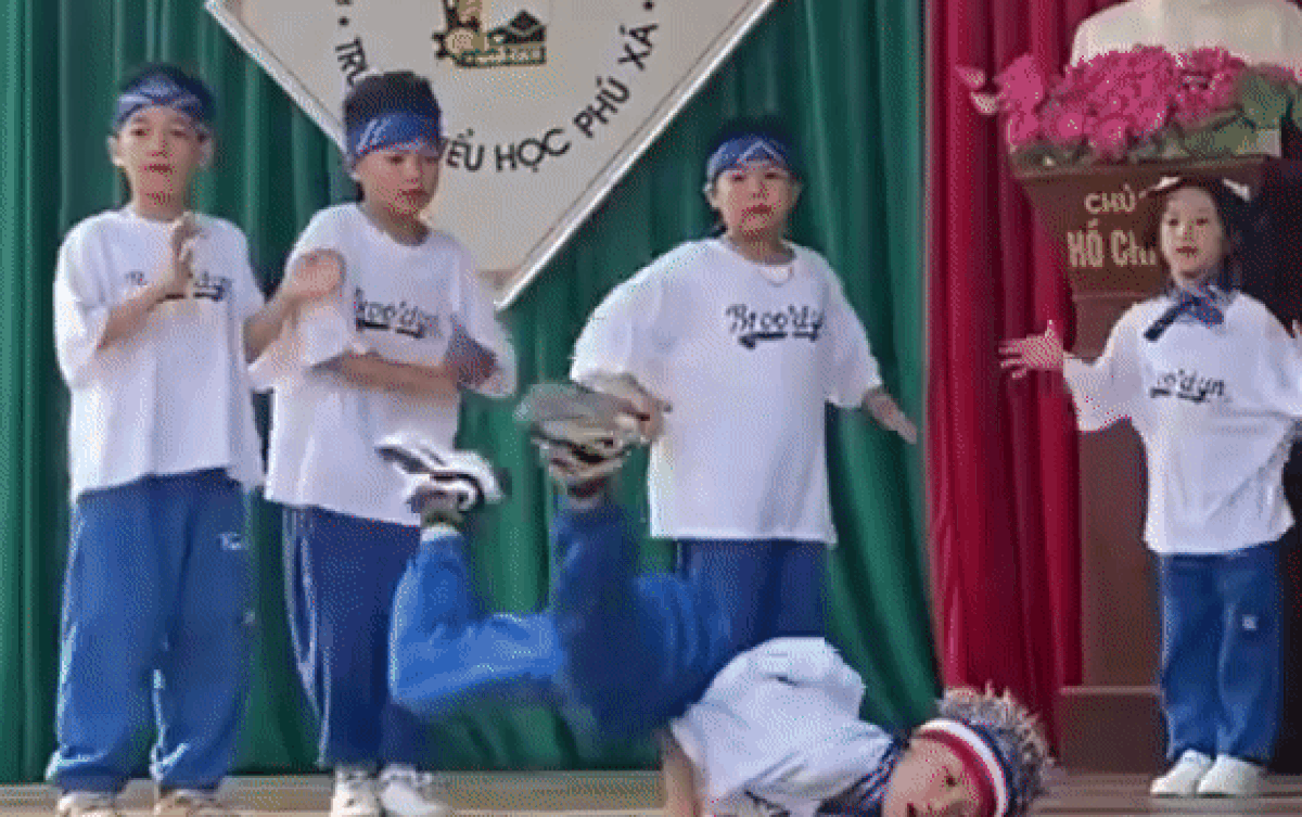 Đã mắt với màn nhảy hiphop cực đỉnh của nhóm học sinh tiểu học ở Thái Nguyên Ảnh 2