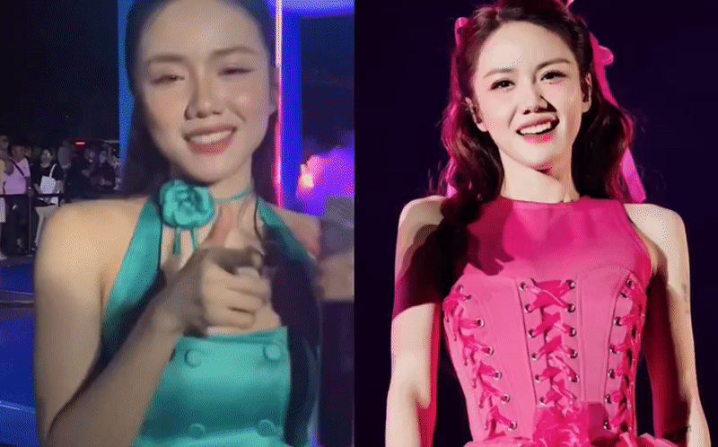 Bắt trọn khoảnh khắc 'cam thường' của Phương Ly: Nhan sắc chuẩn 'gái một con trông mòn con mắt' Ảnh 2