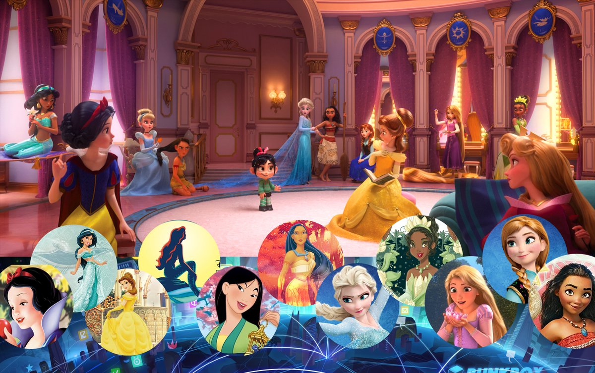 Các Nàng Công Chúa Của Disney Cùng Hội Ngộ Trong Phim Hoạt Hình 'Wreck It Ralph 2'