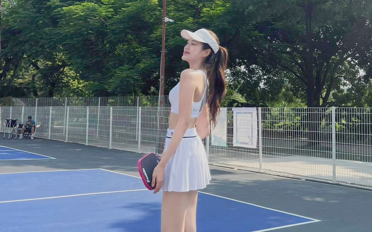 Trước khi kết hôn, hoa hậu Đỗ Thị Hà đã lộ 'hint' với đại gia Quảng Trị ở sân pickleball từ lâu