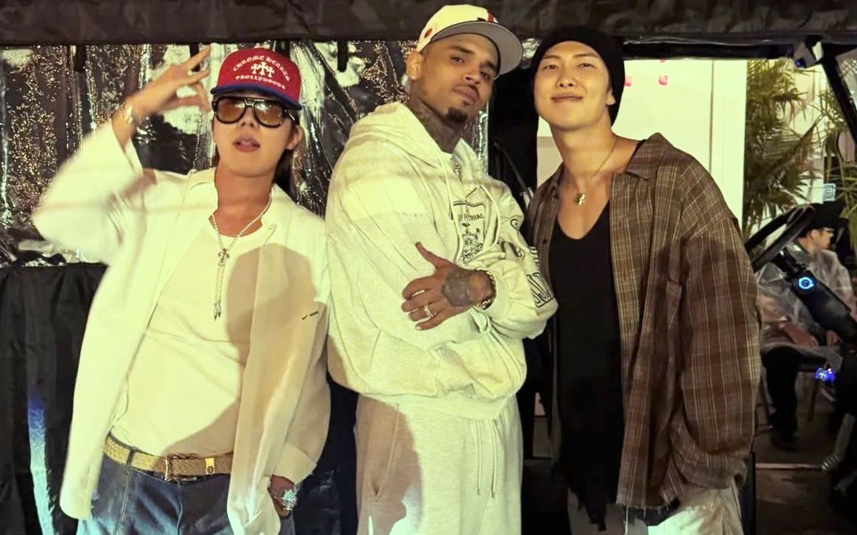 RM và J-Hope vướng tranh cãi sau khi dự concert Chris Brown - Saostar.vn