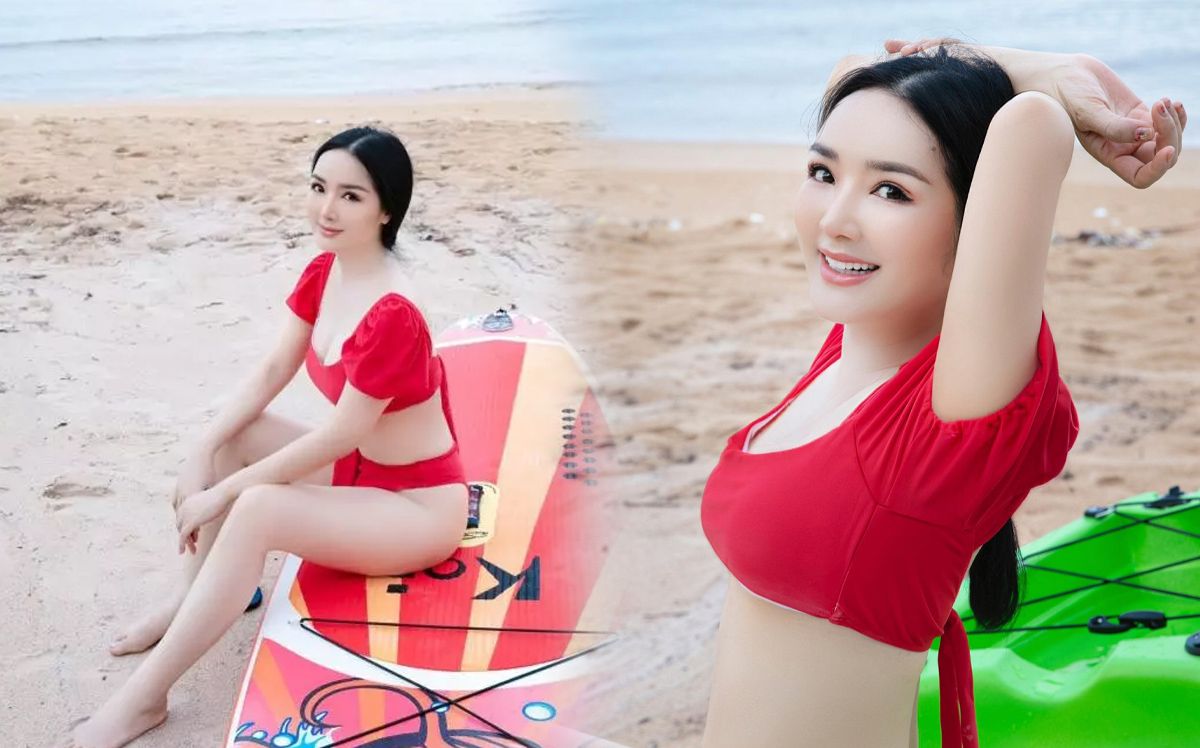 Hoa Hậu Đền Hùng Giáng My Diện Bikini Khoe Body Cực 'Cháy'