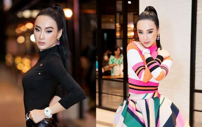 Vừa lộng lẫy, Angela Phương Trinh lại hoá 'nữ sát thủ' quyến rũ tại sự kiện