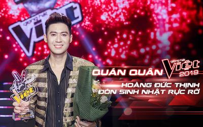 Hoàng Đức Thịnh đăng quang quán quân The Voice 2019 ngay ngày sinh nhật: 'Món quà' quá ý nghĩa cho tuổi mới!