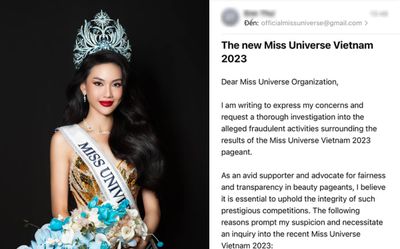 Netizen yêu cầu Miss Universe xem xét chiến thắng của Bùi Quỳnh Hoa