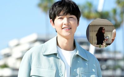 Cận cảnh nhan sắc bà xã Song Joong Ki khi tham dự Cannes cùng chồng, liệu có hơn Song Hye Kyo