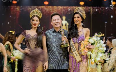 Người kế nhiệm Engfa Waraha ăn mặc gây 'nhức mắt' tại chung kết Miss Grand Indonesia 2023