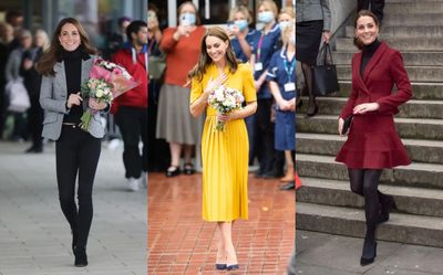 Phong cách mùa thu giản dị và thanh lịch của Kate Middleton