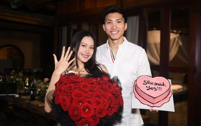 Doãn Hải My lộ dấu hiệu lạ sau khi được Đoàn Văn Hậu cầu hôn