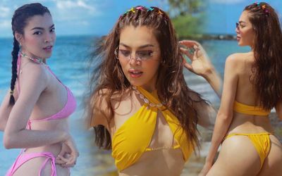 Tuyển tập swimsuit nóng bỏng, khoe 'đường cong gắt hơn đường đua' của Trân Đài