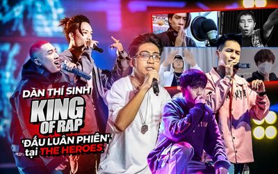 ICD cùng dàn thí sinh King Of Rap tạo ra màn 'đấu luân phiên' hấp dẫn tại The Heroes