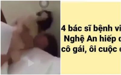 Công an xác minh clip một cô gái nghi bị 'bác sĩ bạo dâm' đang lan truyền trên mạng xã hội