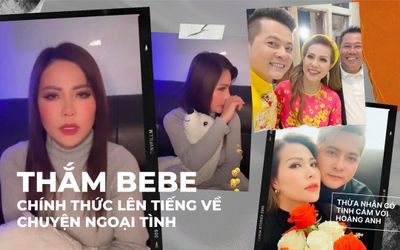 Thắm Bebe chính thức lên tiếng về chuyện ngoại tình, thừa nhận có tình cảm với Hoàng Anh