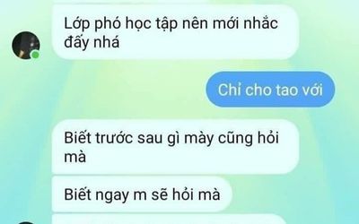 Nam sinh hỏi bài lớp phó học tập giờ kiểm tra online, kết quả nhận được khiến dân tình cười lăn