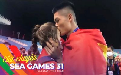 Nhà vô địch SEA Games 31 'bật mí' về màn tỏ tình đầy lãng mạn: Phải lấy vàng để cầu hôn cô ấy