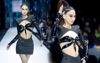 Lê Bống catwalk khó hiểu, netizen bĩu môi: 'Thôi xin chị, đừng lấn sân người mẫu mà'