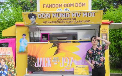 Fandom Jack bị mỉa mai khi 'học lỏm' fan Kpop gửi xe cà phê ủng hộ nam ca sĩ tái xuất Vpop