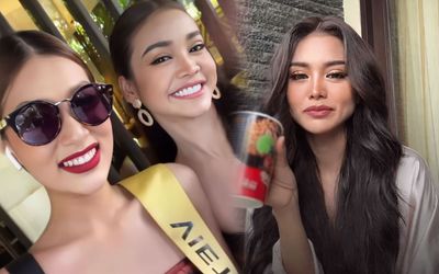 Chơi thân với Hoa hậu Thiên Ân, Miss Grand Thailand Engfa Waraha sơ hở là nói tiếng Việt