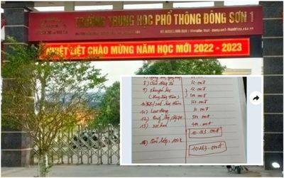 Xôn xao vụ nhà trường thu hơn 10 triệu đồng mỗi học sinh đầu năm học