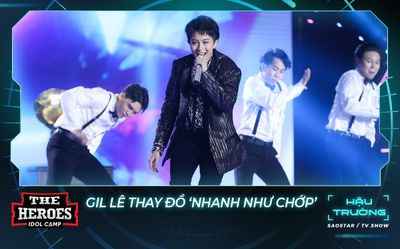 Fancam: Cận cảnh màn thay đồ 'nhanh như chớp' của Gil Lê trong vòng 10 giây