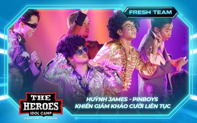 Huỳnh James - Pinboys hóa 'dân chơi disco', khiến ban giám khảo cười từ đầu tới cuối