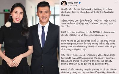 Thủy Tiên đính chính số tiền yêu cầu bà Hằng bồi thường, viết 'tâm thư' dài khẳng định một điều