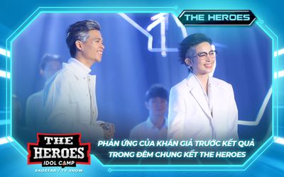 Netizen đồng loạt chúc mừng dàn sao Việt sau đêm chung kết The Heroes